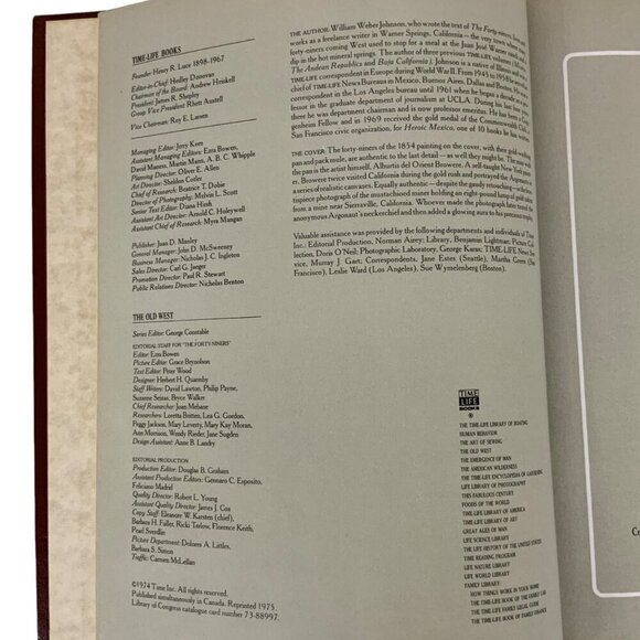 Vintage The Forty-Niners by William Johnson Time-Life Books Old West Series 1974 - Picture 4 of 14